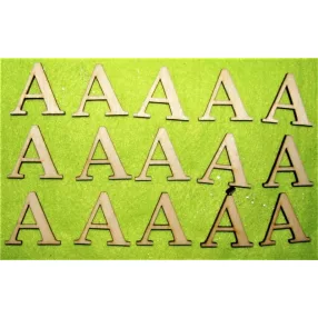 Natúr fa betűk Book Antiqua A	15db/csomag	3cm 