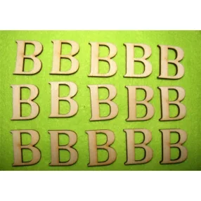 Natúr fa betűk Book Antiqua B	15db/csomag	3cm 