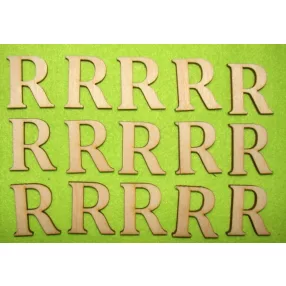   Natúr fa betűk Book Antiqua R	15db/csomag	3cm vastagság 3mm