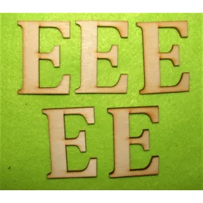 Natúr     fa E  betű 5db/csomag	5cm   
