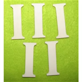  Fehér   fa  I betű 5db/csomag	5cm 