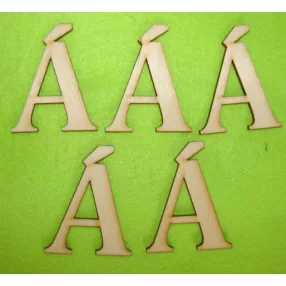 Natúr fa 5cm   Á betű	5db/csomag	5 cm