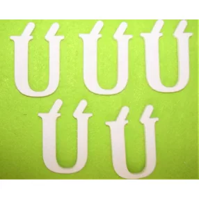 Fehér fa 5cm   Ü betű	5db/csomag	5 cm 