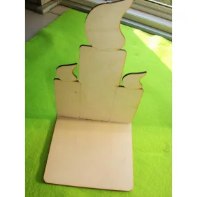 Natúr fa Talpas Gyertyák  1 db	15x25cm 