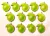 Nyomtatott fa alapú HDF(nem tömörfa) Lime	13db/csomag	4x3,5cm 