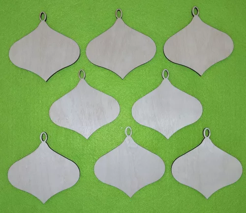 Natúr fa karácsonyfadísz búgócsiga	8db/csomag	9,5x9,5cm 