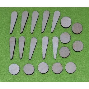 Ékezet 10cm betűhöz	2 szett	2szett 20db