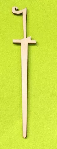 Natúr fa beszuros vidám számok	1 db/csomag	18x3cm vastagság 3mm