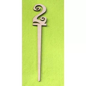   Natúr fa beszuros vidám számok	1 db/csomag	18x3cm vastagság 3mm