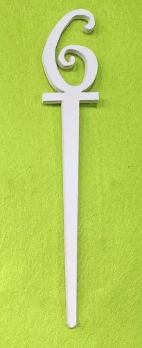 Natúr fa beszuros vidám számok	1 db/csomag	18x3cm vastagság 3mm