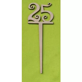   Natúr fa beszuros vidám számok	1 db/csomag	18x6,5cm vastagság 3mm