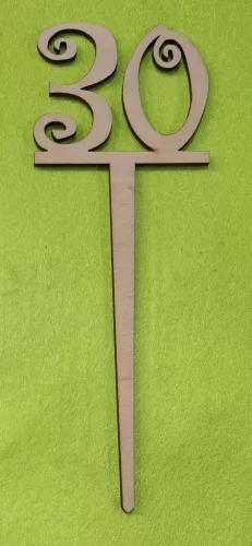 	Natúr fa beszuros vidám számok	1 db/csomag	18x6,5cm vastagság 3mm