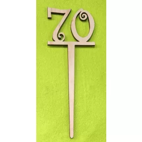   Natúr fa beszuros vidám számok	1 db/csomag	18x6,5cm vastagság 3mm