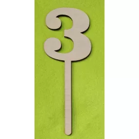   	Natúr fa beszúrós 3 szám kövér	1db/csomag	18cm vastagság 3mm