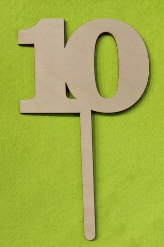 Natúr fa beszúrós 10 szám kövér	1db/csomag	18cm vastagság 3mm