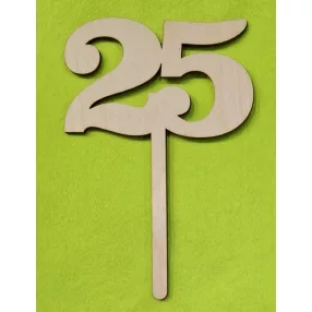   	Natúr fa beszúrós 25 szám kövér	1db/csomag	18cm vastagság 3mm