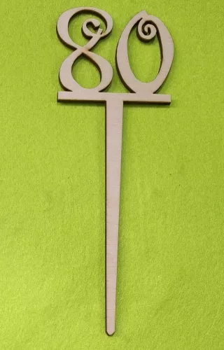 	Natúr fa beszúrós 80 vidám szám	1db/csomag	18x6,5cm vastagság 3mm