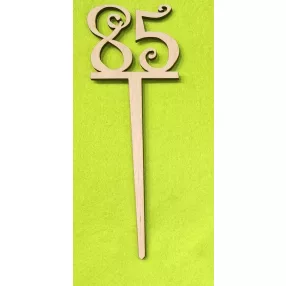   Natúr fa beszuros 85 vidám szám1db/csomag	18x6,5cm vastagság 3mm