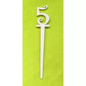   Natúr fa beszuros vidám számok	1 db/csomag	18x3cm vastagság 3mm