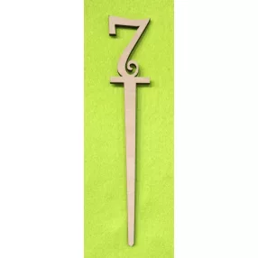   Natúr fa beszuros vidám számok	1 db/csomag	18x3cm vastagság 3mm