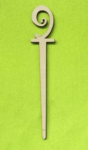 Natúr fa beszuros vidám számok	1 db/csomag	18x3cm vastagság 3mm