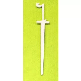   Fehér fa beszuros vidám számok	1 db/csomag	18x3cm vastagság 3mm