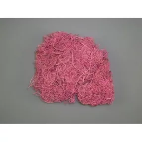 Kócos moha /Curly moos feh.Rózsaszín színű 0,15kg/cs