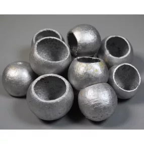 Bell cup 4-5cm ezüst 10db/cs