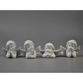   Angyal torzó fehér 4db/csomag széllesség 6,5cm magasság 5,5cm