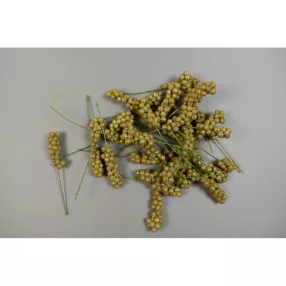 Betűző ribizli 4cm arany&glitter 70db/cs