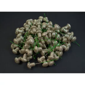 Betűző gomba 2cm pezsgő&glitter 85db/cs