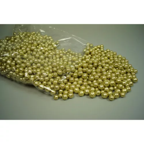 Hungarocell golyó 1,5cm arany&glitter 0.045 kg/cs