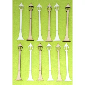 Natúr és fehér fa Kandeláber	 12db	10x2cm vastagság 3mm