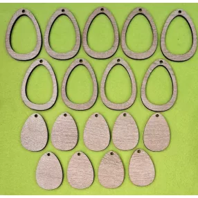   Sonoma mintás tojás szett 	9szett/csomag	6x4 cm +4,5x3cm  ,vastagság 2,5 mm	