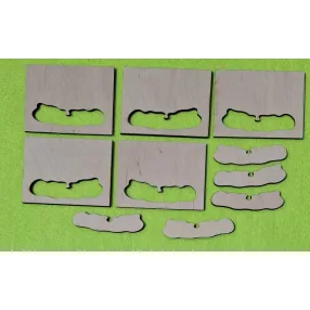   	Natúr fa Téglalap tábla Balatonnal	5 db/csomag	6x8cm  vastagság 3mm