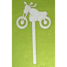   Fehér fa  motor beszúrós	1db/csomag	10x18cm vastagság 3mm