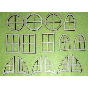	 Natúr fa Tündér ablak szett	15db/csomag	 vastagság 3mm