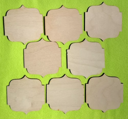 Natúr fa Tábla	8db/csomag	9x9,5cm  vastagság 3mm