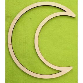   Natúr fa NAGY  Makramézható Hold	1db	29,5x25,5 vastagság 3mm