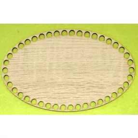   Hdf Sonoma mintás ,fa alapú HDF(nem tömörfa) 10cm  Ovális  Horgolható alap  8 mm lyukkal	1db	20x12cm vastagság 2,5mm