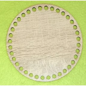   Hdf Sonoma mintás ,fa alapú HDF(nem tömörfa) Kerek Horgolható  alap 7mm lyukkal	1db	15cm vastagság 2,5mm