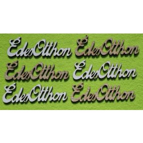 Barna és fehér  édes otthon 6db/csomag	10x3cm  