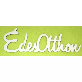 Fehér fa  édes otthon	1db/csomag	25x8cm vastagság 3mm	