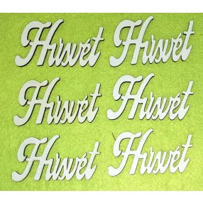 Fehér fa Húsvét	6db/csomag	7,5x4cm  