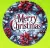 11,8 cm Nyomtatott ,fa alapú HDF(nem tömörfa)     kopogtató közép  Piros mikulásvirágos Merry Christmas felirattal    vastagság 2,5mm	