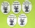 Nyomtatott fa alapú HDF(nem tömörfa) Ovális Cicás  Boldog Szülinapot  felirattal 	5db/csomag	5x6,5cm vastagság 2,5mm	