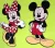 Nyomtatott fa alapú HDF(nem tömörfa) alapú HDF lemez (nem tömör fa)  nagy  Mickey és Minnie piros	1szett	18cm magas vastagság 2,5mm	