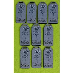   Nyomtatott fa alapú HDF(nem tömörfa) Biléta tábla márvány háttér, rózsával Emlékezünk felirattal 	10db/csomag	5,5x2,5cm vastagság 2,5mm	