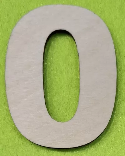 Natúr fa számok 0-ás	1db	10cm vastagság 3mm