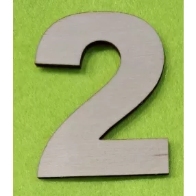 Natúr fa számok 2-es	1db	10cm vastagság 3mm